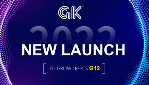GK expand its grow light LED toplighting G12 series for cannabis